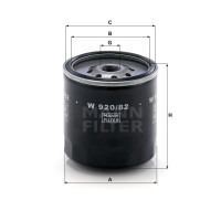 Фильтр масляный MANN-FILTER W 920/82